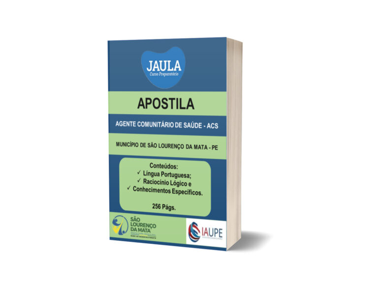 APOSTILA/AGENTE COMUNITÁRIO DE SAÚDE – ACS/SÃO LOURENÇO DA MATA-PE