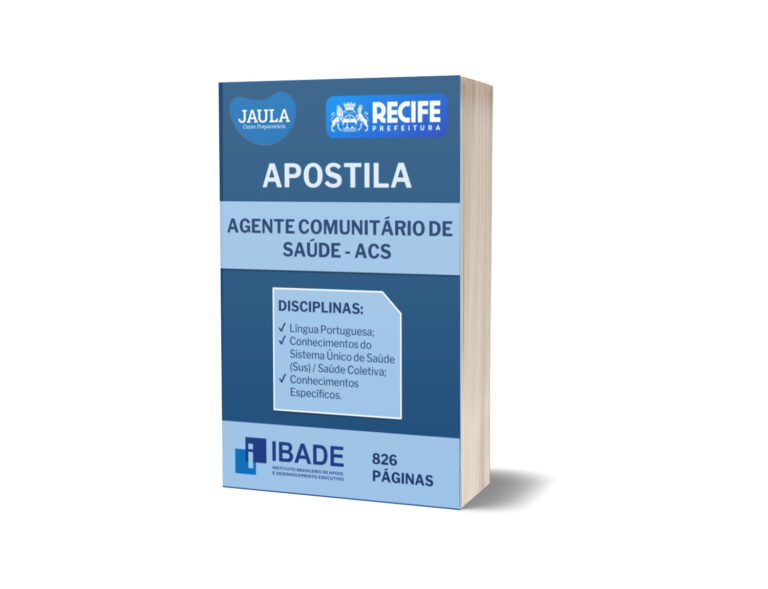 APOSTILA/AGENTE COMUNITÁRIO DE SAÚDE – ACS/RECIFE-PE