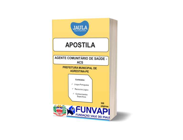 APOSTILA/AGENTE COMUNITÁRIO DE SAÚDE – ACS/AGRESTINA-PE