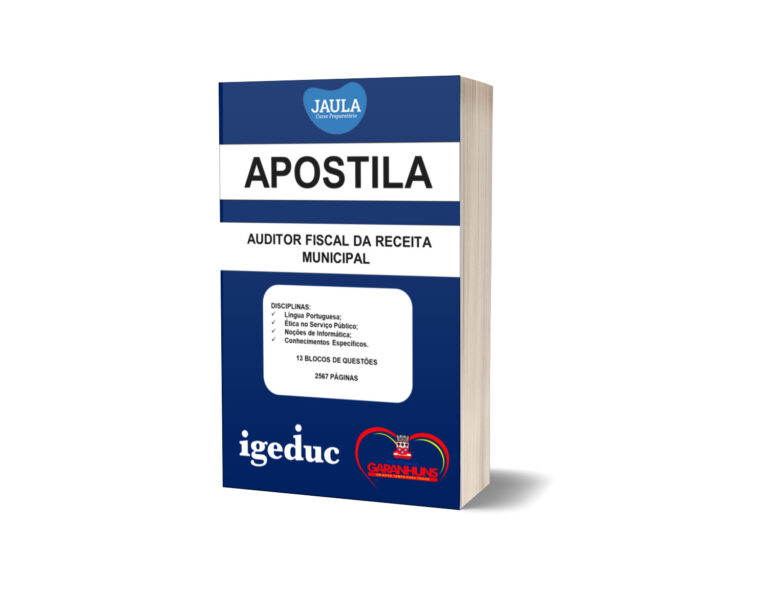 APOSTILA/ AUDITOR FISCAL DA RECEITA MUNICIPAL/ GARANHUNS-PE