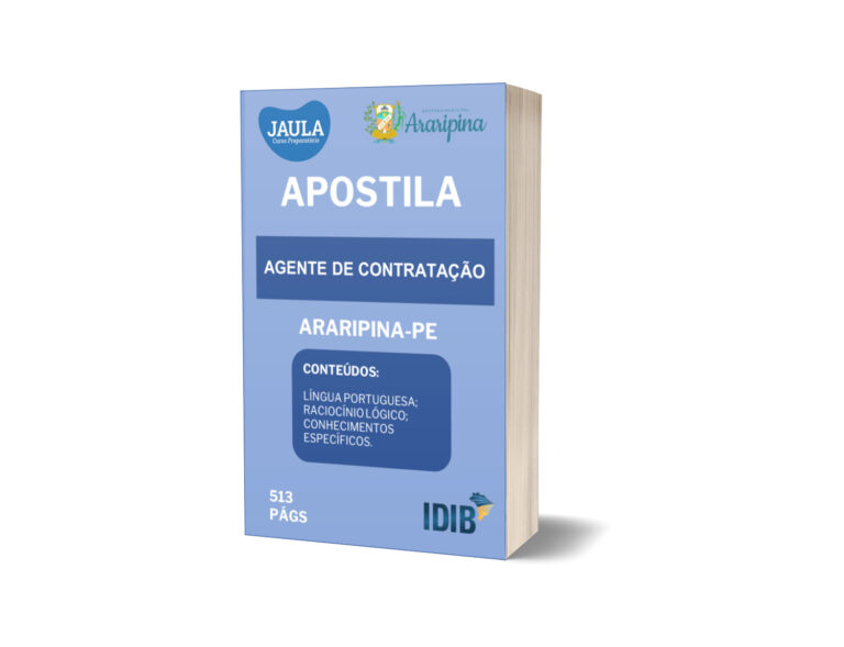 APOSTILA/ AGENTE DE CONTRATAÇÃO/ ARARIPINA-PE
