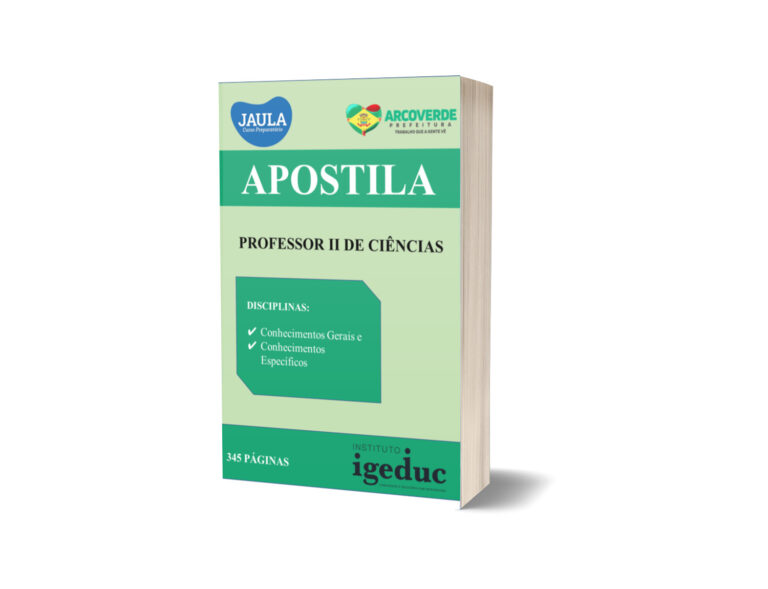APOSTILA/ PROFESSOR II DE CIÊNCIAS/ ARCOVERDE-PE