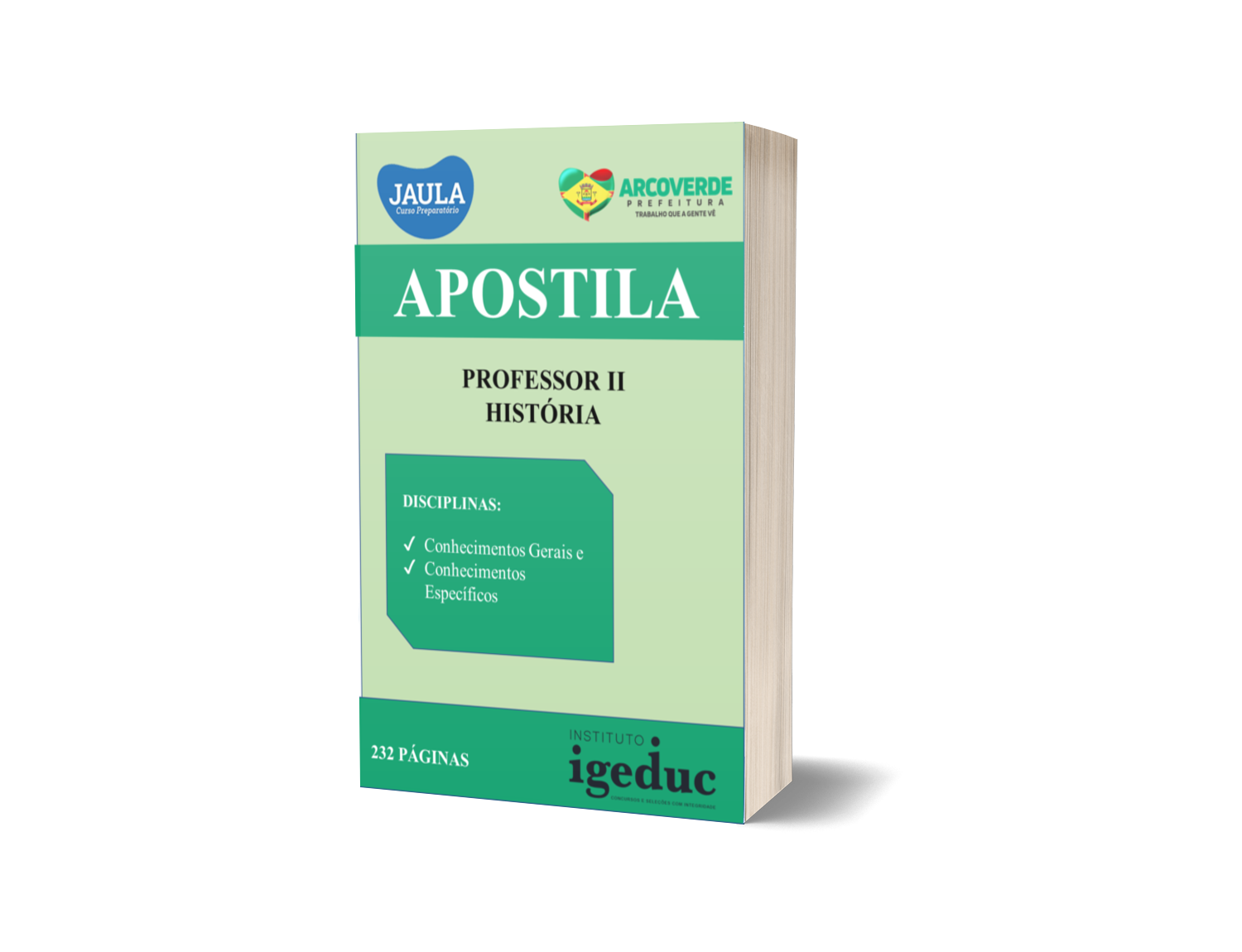 APOSTILA/PROFESSOR II HISTÓRIA/IGEDUC/ARCOVERDE-PE